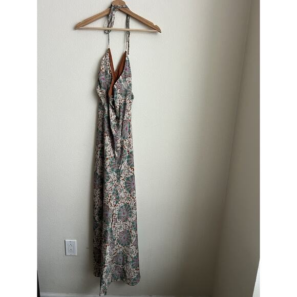 Veronica Beard Aldana Ruched Halter Midi Dress Womens Size 0 NEW - Picture 4 of 14